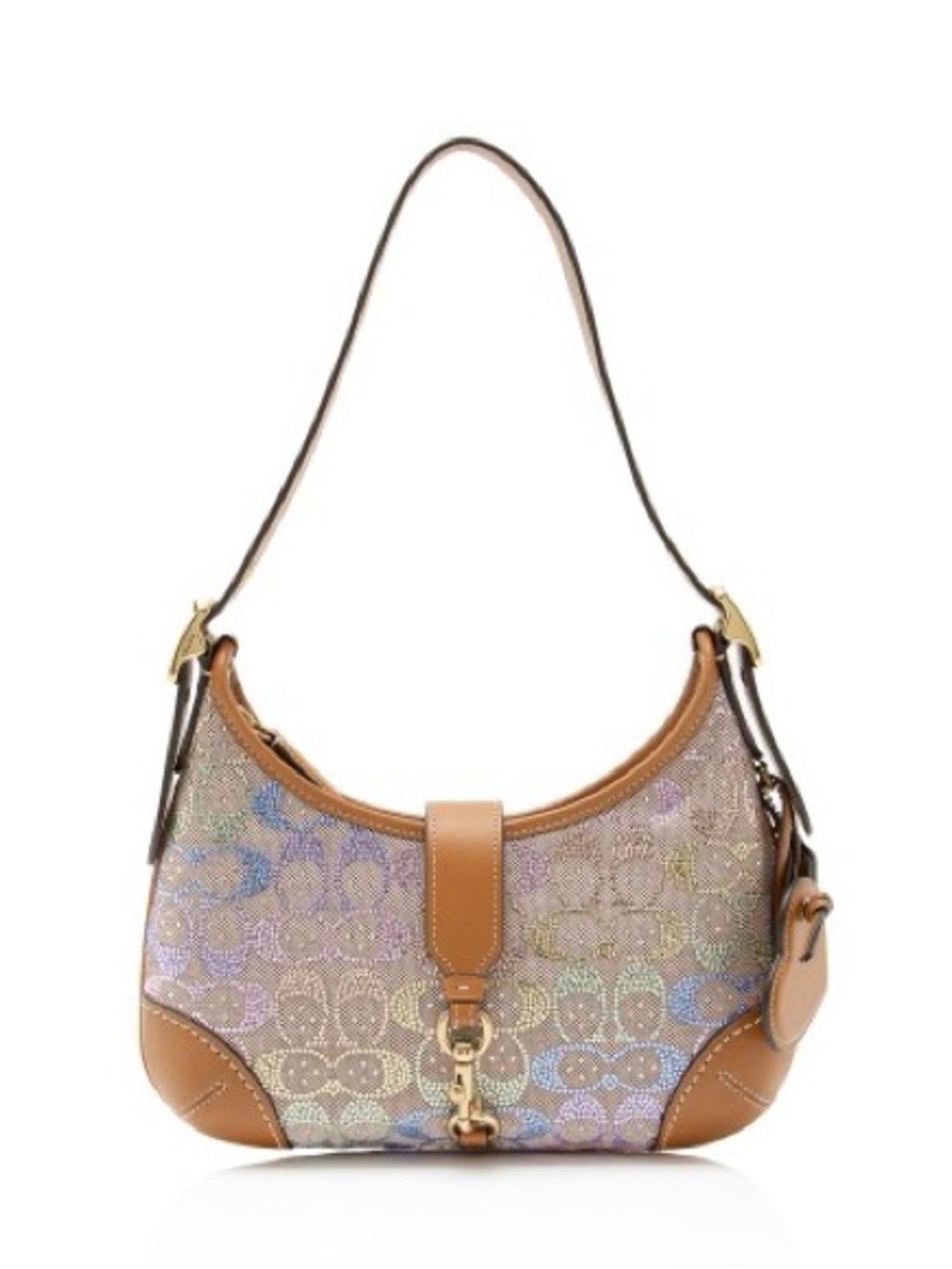 BNWT!!! Coach Hamptons Hobo - Crystal Signature Jacquard - Multicolor/Rainbow
